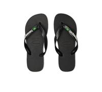 Havaianas - Slim, Elegant, Durable and Versatile Flip Flops with Textured Sole for Grip and Support, Women, Black, 6 UK