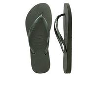 Havaianas Slim Flip Flop, Green, Size 6-7, Women Green