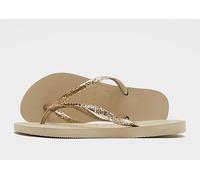 Havaianas Slim Glitter Flip Flops Women's - Brown 3-4