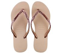Havaianas Slim Glitter II Womens Pink Flip-Flops 4146975_3606