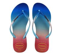 Havaianas Slim Gradient Sunset Blue/Pink Flip-Flops in Blue | Size: 6.5 Havaianas Blue 6.5