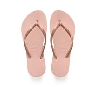 HAVAIANAS Slim Metallic Flip Flops Light Pink