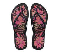 Havaianas Slim Organic Women FlipFlop Black/Grey/Gold 6.5/7 UK