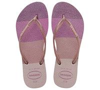 Havaianas Slim Palette Glow (Mini Me) Girls FlipFlop Candy Pink 9/9.5 UK Child