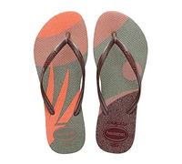 Havaianas Women's Slim Glitter Palette Flip-Flop, Crocus Rose, 1/2 UK