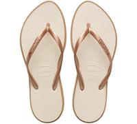 Havaianas Slim Pants Womens Flip Flops Rose Gold/Beige 4.5