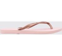 HAVAIANAS Slim Rubber Thong Sandals with Low Heel and Tone-on-Tone Logo - Size: 42 - female