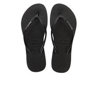 Havaianas Slim Sparkle Flip Flop - Black, Black, Size 5, Women Black