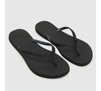 Havaianas Slim Sparkle Sandals in Black UK 5