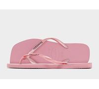 Havaianas - Women's Slim Square Logo Metallic - Sandals size 39/40, pink