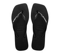 Havaianas - Women's Slim Square Logo Metallic - Sandals size 35/36, black