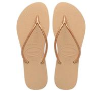 Havaianas Women's Slim Tube Flip-Flops, Golden, 1/2 UK