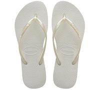 Havaianas Slim Womens Flip Flop, White, 5 Uk