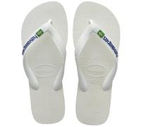 Havaianas - Top Brasil, Comfortable, Durable and Lightweight Flip-Flops, with Non-Slip Sole, Brazilian Flag on the Straps, Adults Unisex