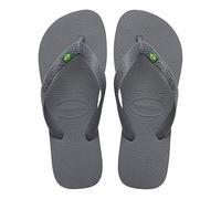 Havaianas - Top Brasil, Comfortable, Durable and Lightweight Flip-Flops, with Non-Slip Sole, Brazilian Flag on the Straps, Adults Unisex, 6/7 UK
