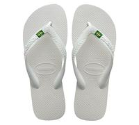 Havaianas - Top Brasil, Comfortable, Durable and Lightweight Flip-Flops, with Non-Slip Sole, Brazilian Flag on the Straps, Adults Unisex