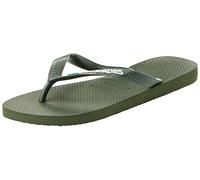 Havaianas Unisex Top Brasil Logo, Olive Green, 9/10