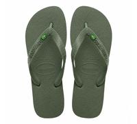 Havaianas Top Brasil Unisex Adults FlipFlop Olive Green 8 UK