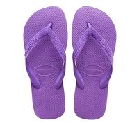Havaianas - Top, Chanclas Cómodas, Duraderas y Ligeras, Estilo Zori, con Suela Antideslizante, Adultos Unisex, Dark Purple/Dark Purple, 6.5/7.5