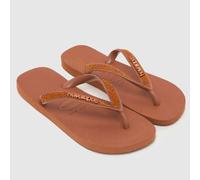 Havaianas Top Glow Flip Sandals in Tan UK 8 (EU 43)