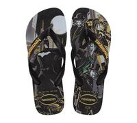 Havaianas Top Herois Dc Unisex Adults FlipFlop Black/Black/Yellow Daffodil 6.5/7 UK