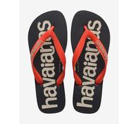 Havaianas Top Logomania 2.0 Flip Flops Black Orange - 39-40