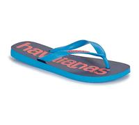 Havaianas Flip flops / Sandals (Shoes) TOP LOGOMANIA II in Blue 3 / 4