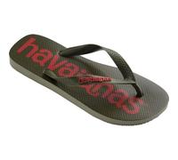 Havaianas Top Logomania 2 Unisex Adults FlipFlop Green Yucca 3.5/4 UK