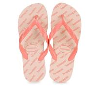 Havaianas Flip flops / Sandals (Shoes) LOGOMANIA ESSENTIAL in Pink 3 / 4