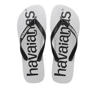 Havaianas Top Logomania Unisex Adults FlipFlop Black/Black 6.5/7 UK