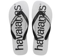 Havaianas Top Logomania Unisex Adults FlipFlop Black/Black 8.5/9 UK