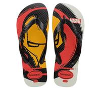 Havaianas - Top Marvel Logomania, Comfortable, Lightweight and Durable Flip-Flops, Iconic Marvel Superhero Print, Men