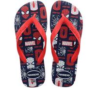 Havaianas Top Marvel Logomania Men FlipFlop Navy Blue 6.5/7 UK
