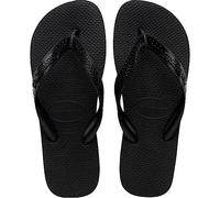 (KIDS UK 10-11) Havaianas Black Top Kids Flip Flops