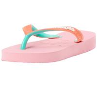 Havaianas Top Mix (Mini Me) Unisex kids FlipFlop Pink Lemonade 1/1.5 UK