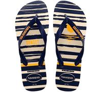 Havaianas Top Nautical Men FlipFlop Beige/Navy 4.5/5 UK
