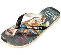 Havaianas Top Netflix Unisex Adults FlipFlop Beige 3.5/4 UK