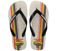 Havaianas Top Pride Unisex Flip Flops LGBTQIA+ 6.5 Black
