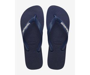 Havaianas Top Rubber Logo Flip Flops Blue - 37-38
