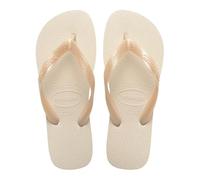 HAVAIANAS Top Senses Cream Flip Flops for Men and Women, beige, 7 UK