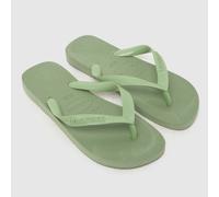 Havaianas Top Senses Flip Sandals in Light Green UK 8 (EU 43)