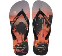 Havaianas Top Surfer I, Grey/Black/Sunset, 6.5/7