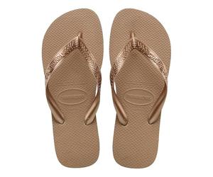 Havaianas Top Tiras Women FlipFlop Rose Gold 5.5/6 UK