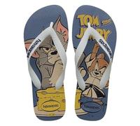 Havaianas - Top Warner Classics, Comfortable, Durable & Lightweight Flip-Flops, Warner Bros Characters, Non-Slip Sole, Adults Unisex, 1/2 UK
