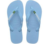 Havaianas Unisex-Adult HAV.Brasil Logo Sandals, Blue Lavender/White, 3/4 UK
