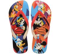 Havaianas - Disney Stylish, Comfortable, Lightweight, and Durable Flip-Flops, Disney and Pixar Designs, Wide Straps, Adults Unisex
