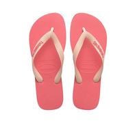 Havaianas Top Logo Pop Up Womens Flip Flops Pink Porcelain, 5