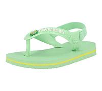 Havaianas Unisex Baby Brasil Logo Ii Flip-Flop, Hydro Green, 6 UK Child