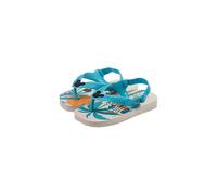 Havaianas Unisex Baby Disney Classics II Flip-Flop, Beige Straw/Blue, 6 UK Child