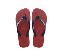 Havaianas Unisex Flip Flops, Red, 3/4 UK